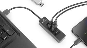 HUB USB Real-El 4x USB-A 2.0 9