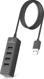 HUB USB Real-El 4x USB-A 2.0 2