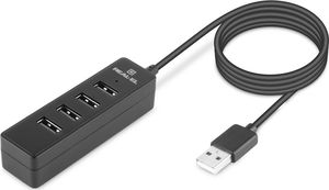 HUB USB Real-El 4x USB-A 2.0 6
