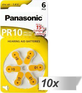 Panasonic Bateria do aparatów słuchowych PR10 6 szt. 1