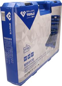 Zestaw narzędzi Brilliant 172 el. (BT023172) 9