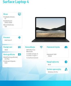 Laptop Microsoft Surface Laptop 4 15" (5IP-00009) 8