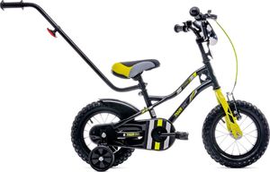 Sun Baby Rowerek dla chłopca 12 cali Tiger Bike z pchaczem czarno - żołto - szary 1