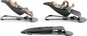 BabyBjorn BABYBJORN - leżaczek BLISS MESH - Ciemny Róż 4