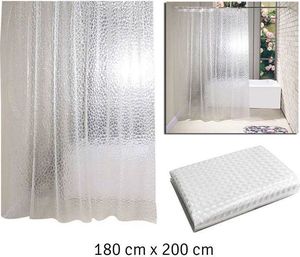 Aptel Zasłona prysznicowa Efekt 3D 180 cm x 200 cm 2