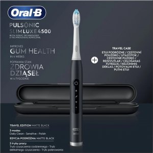 Szczoteczka Oral-B Pulsonic Slim Luxe 4500 Czarna 3