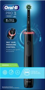 Szczoteczka Oral-B Szczoteczka rotacyjna Pro 3 3000 CrossAction Czarna 2