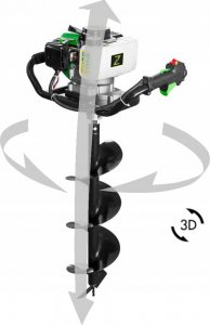 Zipper Zipper ZI-ELB70 Petrol Earth Auger Drill Borer 15