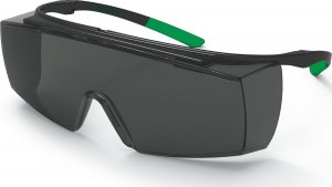 Uvex uvex super f OTG welding safety spectacles black/green 1
