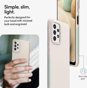 Spigen Etui Spigen Cyrill Stone Samsung Galaxy A52/A52s Cream 4