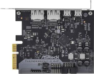 Kontroler ASRock PCIe 3.0 x4 - 2x Thunderbolt 4 + 2x DisplayPort (90-MCA0N0-00UAYZ) 2