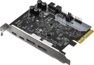 Kontroler ASRock PCIe 3.0 x4 - 2x Thunderbolt 4 + 2x DisplayPort (90-MCA0N0-00UAYZ) 3