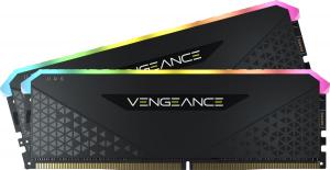 Pamięć Corsair Vengeance RGB RS, DDR4, 32 GB, 3200MHz, CL16 (CMG32GX4M2E3200C16) 1