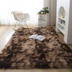 Strado Dywan Ombre Shaggy Strado 60x120 OmbreCoffee (Brązowy) uniwersalny 3