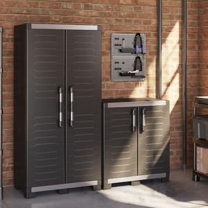 Keter Szafka do przechowywania Garage, XL, czarno-srebrna 241544 4