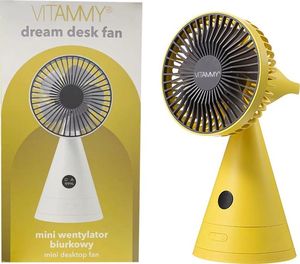 Wentylator Vitammy Dream Desk Fan żółty 2