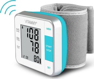 Ciśnieniomierz Vitammy VITAMMY Next 0.5 voice Ciśnieniomierz nadgarstkowy z funkcją głosową i etui 1