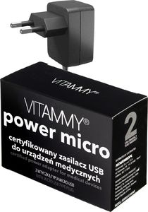Ciśnieniomierz Vitammy VITAMMY POWER micro NEXT Certyfikowany zasilacz do ciśnieniomierzy NEXT 1, 5 oraz 9 1