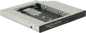 Kieszeń Delock Wąska ramka montażowa SATA 5.25″ dla SSD M.2 z wpustem B (62716) 1