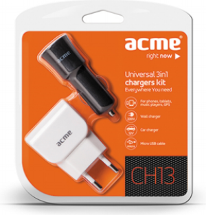 Ładowarka Acme 3w1 CH13 2x USB-A 1 A  (131902) 3