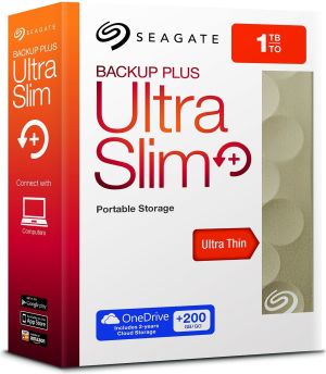 Dysk zewnętrzny HDD Seagate HDD Backup Plus UltraSlim 1 TB Złoty (STEH1000201) 7