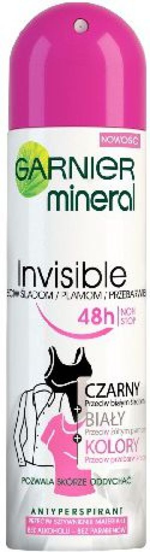 Garnier Mineral Invisi Dezodorant Spray Color 150ml 1