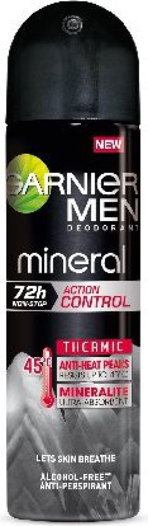 Garnier Mineral Men 72h Dezodorant w sprayu Action Control Thermic 150ml 1