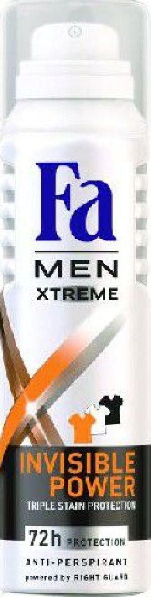 Fa Men Xtreme Invisible Power Dezodorant w sprayu 150ml 1