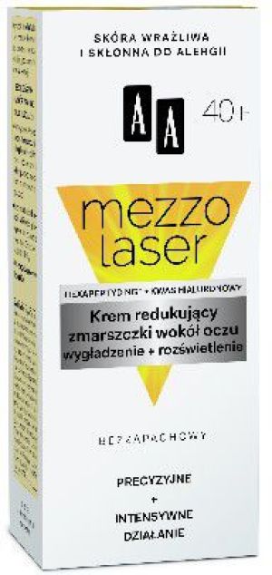 AA Mezzo Laser 40+ Krem pod oczy redukujący zmarszczki 15ml 1