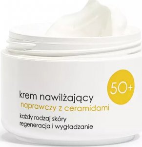 Ziaja Seria Pielęgnacyjna Krem nawilżający naprawczy z ceramidami 50+ 50 ml 1