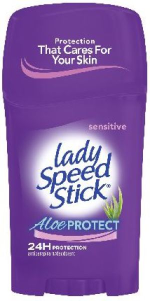 Lady Speed Stick Dezodorant w sztyfcie Aloe skóra wrażliwa 45g 1