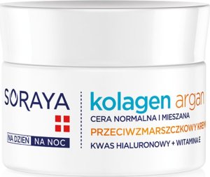 Soraya Kolagen Argan Krem nawilżający przeciwzmarszczkowy na dzień i noc 50ml 2