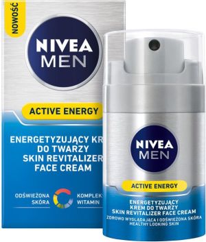 Nivea FOR MEN Active Energy Energetyzujący krem Skin Revitalizer 50ml 1