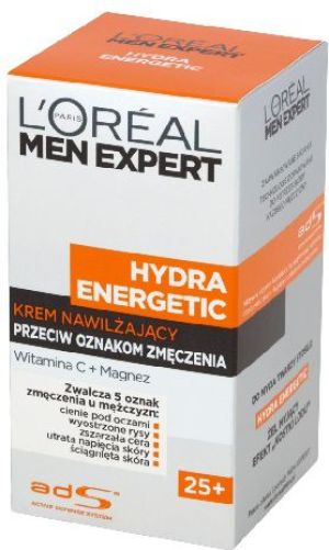 L’Oreal Paris Men Expert Hydra Energetic Krem nawilżający przeciw oznakom zmęczenia 25+ 50ml 1