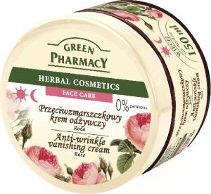 Green Pharmacy Herbal Cosmetics Krem do twarzy przeciwzmarszczkowy z różą 150 ml 1