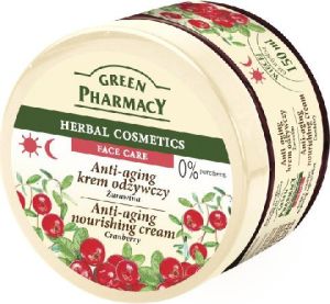 Green Pharmacy Herbal Cosmetics Krem do twarzy przeciwstarzeniowy z żurawiną 150ml 1