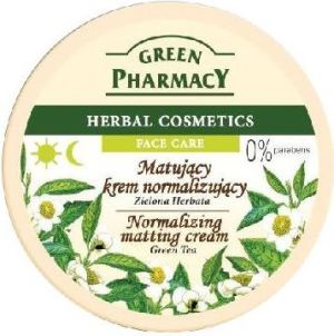 Green Pharmacy Herbal Cosmetics Krem do twarzy normalizujący z zieloną herbatą 1