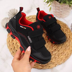 American Club Buty trekkingowe dziecięce wodoodporne czarne American Club 32 1