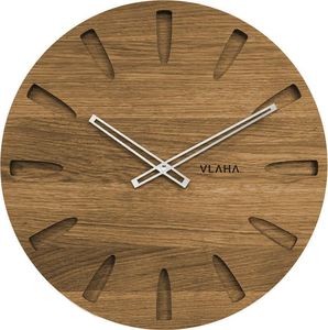 Vlaha Drewniany dębowy ręcznie wykonany zegar ścienny VLAHA VCT1021 45 cm 1