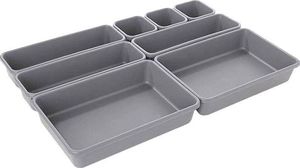 Aptel AG641B ORGANIZER MODUŁOWY DO SZUFLADY 8el SZARY 2