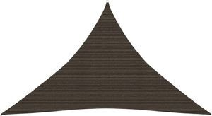 vidaXL Żagiel przeciwsłoneczny, 160 g/m, brązowy, 4x4x5,8 m, HDPE 1