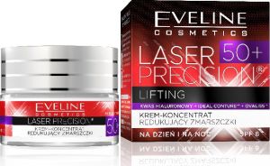 Eveline Laser Precision 50+ Krem-koncentrat na dzień i noc redukujący zmarszczki 50ml 1