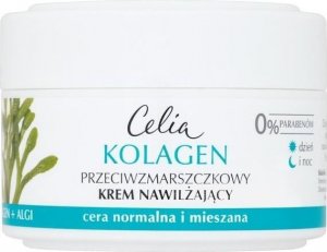 Celia Seria kolagenowa Krem nawilżający przeciw zmarszczkom do cery normalnej i mieszanej 50 ml 1