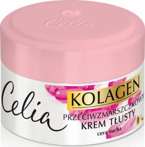 Celia Seria kolagenowa Krem tłusty przeciw zmarszczkom cera sucha 50 ml 1