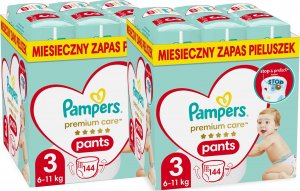 Pieluszki Pampers Pants Premium Care 3, 6-11 kg, 288 szt. 1