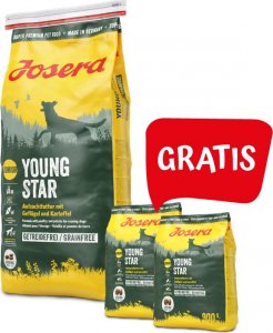 Josera YoungStar 15kg + 2x900g 1