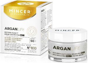 Mincer Pharma ArganLife 50+ Krem-maska na noc regenerujący 50ml 1