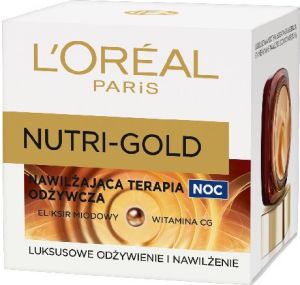 L’Oreal Paris Dermo Nutri-Gold Nawilżająca terapia odżywcza na Noc 50ml 1