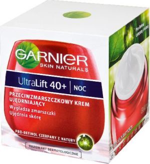 Garnier UltraLift Krem na noc, przeciwzmarszczkowo - ujędrniający z Pro-Retinolem 40+ 1