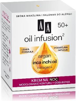 AA Oil Infusion 50+ Krem na noc 50ml 1
